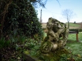 'Tribute to the Dragon'. Scultpure/stone carving in situ, 2019.